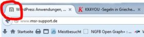 Website-Icon als Favicon (Browser-Tab)