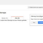 Sitemap hinzufügen