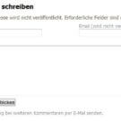 Kommentarfelder WordPress