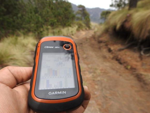 Garmin Navi im Einsatz bei der Wanderung