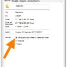 Schreibschutz entfernen per Windows Explorer